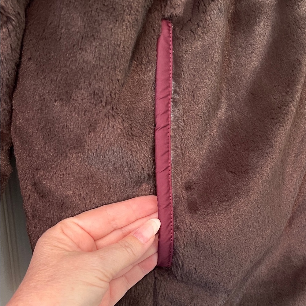 The North Face Women's Maroon Reversible Jacket Size XXL EUC - Picture 8 of 12